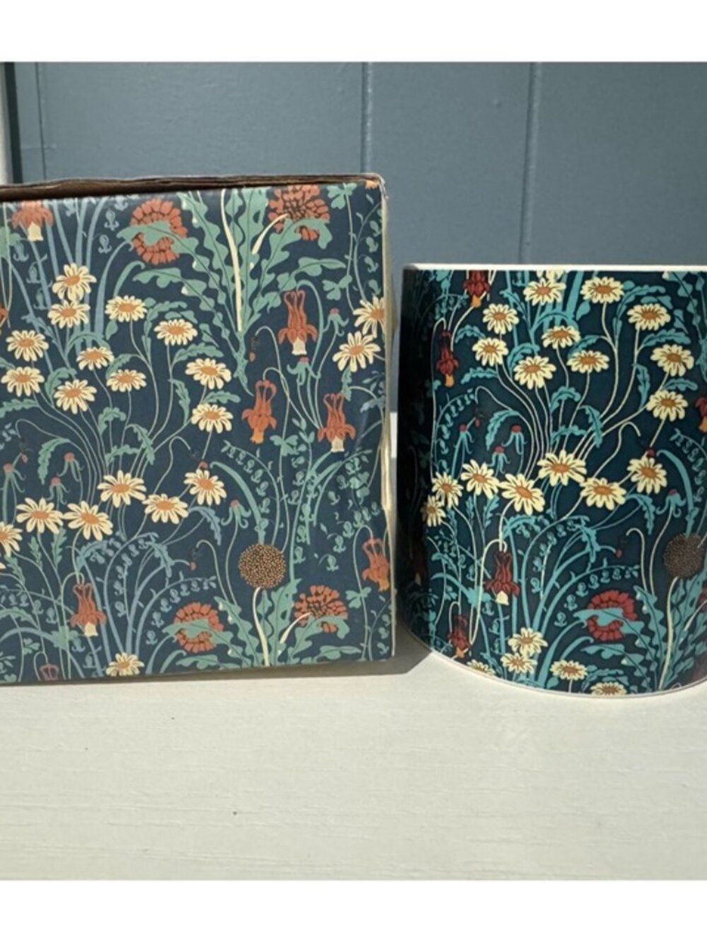 Arts & Crafts Society Walter Crane Meadow Flowers Mug Floral A&C Tea Coffee Cup - Picture 7 of 9